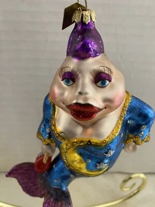 Dezember Diamanten große Lippe Fisch Meerjungfrau Glas Urlaub Weihnachtsschmuck - Bild 1 von 10