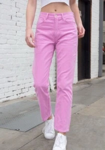 Brandy Melville John Galt Pink Corduroy Pants - Size Small - Picture 1 of 9