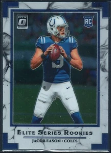 2020 Donruss Optic Elite Series Rookie RC ESR-JE Jacob Eason With Free Cards - Bild 1 von 2