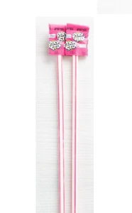 12 CHERRY Giant Pixy Stix - 15 Inches Large - Pink / Red Flavor Sugar Candy - Picture 1 of 1