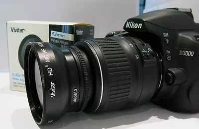 Super Wide angle 52mm fisheye + macro for Nikon D80 D90 D40 D60 D3200 D5200 D60 - Image 1 of 4