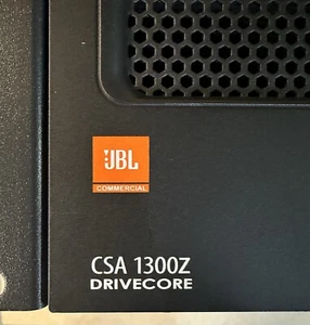 JBL CSA 1300Z DRIVECORE - 70/100V and 4/8Ω - 300 Watt Mono Amplifier - Picture 1 of 8