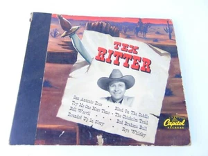 Tex Ritter Cowboy Favorites 10" Records - Imagen 1 de 10