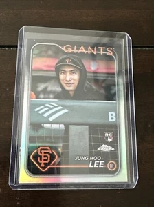 2024 Topps Chrome Update Jung Hoo Lee RC! Image Variation Refractor SP Giants - Picture 1 of 2