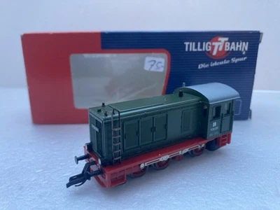 Tillig TT V36 031 ep.III DR Diesellok grün Rangierlok Modellbahn 1:120 in OVP - Bild 1 von 4