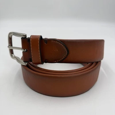 Dockers коричневый платье ремень мужской 3 X 50 - 52 синтетическая кожа серебряная пряжка 1,25 «W - Изображение 1 из 4