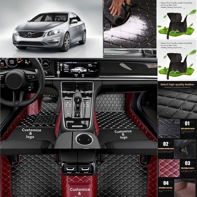 For Volvo S60 Car Floor Mats Luxury Waterproof Carpets Liners Interior Auto Foto 1 de 4