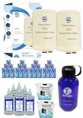 FC1 FILTER eks 2pc Compatable Enagic Kangen +24CleningP+1Bot +6Enhancr +2bag New - Image 1 of 4