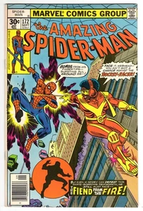 Amazing Spider-Man #172 Near Mint Minus 9.2 First Rocket Racer 1977 - Foto 1 di 2