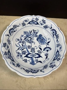 Vintage Blue Danube 9" Schüssel blaue Zwiebel Serviergeschirr Geschirr Japan - Bild 1 von 5