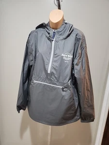 Hard Rock Hotel & Casino Biloxi Unisex Pack-N-Go Grey Large Pullover - Picture 1 of 8