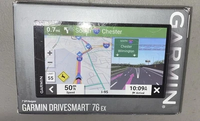 Garmin DriveSmart 76 EX 7-inch Car GPS  W/ High-resolution Maps - Image 1 of 4