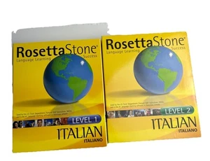 Rosetta Stone: Language Learning Success Italian - Level 1 & 2 - 2 Box Set - Picture 1 of 7