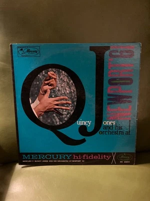 QUINCY JONES And His Orchestra At Newport ’61 LP Vinyl MERCURY MONO PROMO 1961 - Image 1 of 4