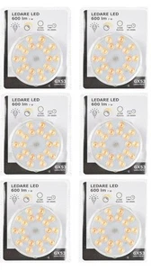 6X IKEA Ledare GX53 LED Bulbs - 600lm 2700 Kelvin Warm White Dimmable 7W Angle - Picture 1 of 2
