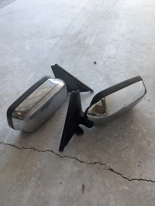 Par de espejos retrovisores laterales cromados para puerta BMW E23 E24 633 635 CSI M6 635CSi 1982-1987 OEM - Imagen 1 de 6