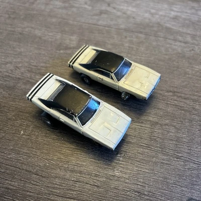 Vintage Aurora Tjet Dodge Charger Slot Car Lot Of 2 Parts Or Repair - image 1 of 4
