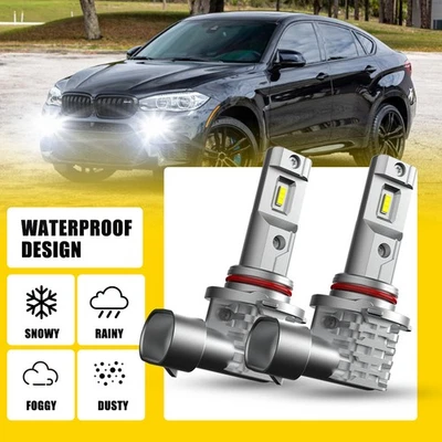 2PC AUXITO 9140 9145 H10 6500K LED Xenon White Fog Light Driving Bulb DRL M4 USA - Image 1 of 4