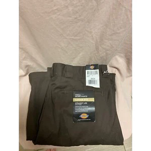 Pantalone da lavoro Dickies Twill nuovo con etichetta vestibilità ampia gamba dritta doppio ginocchio marrone uomo 36x34 - Foto 1 di 3