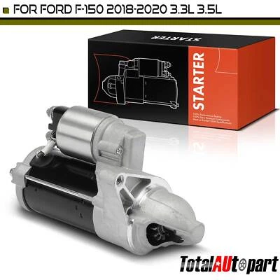 Nuevo motor de arranque para Ford F-150 2018-2020 V6 3,3 L 3,5 L 1,4 kW 12 voltios CW 13 dientes Foto 1 de 4