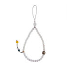  Decorative Mobile Phone Chain Beaded Cell with Agate Charm Camera