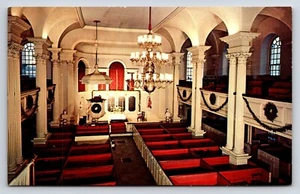 Postal Capilla del Rey, Boston, MA Primera Iglesia Episcopal, Iglesia Unitaria - Imagen 1 de 2
