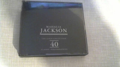 MAHALIA JACKSON - " THE GOLD COLLECTION - 40 CLASSIC PERFORMANCES " (2 CD, 1997) - Bild 1 von 2