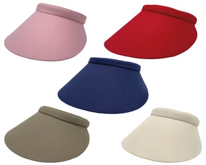 Viseras de verano con clip de ala ancha para exteriores para mujer senderismo playa protección solar - Imagen 1 de 36