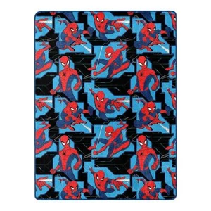 Marvel Spider-Man Geo Spinne Seide Touch Überwurfdecke - Bild 1 von 3