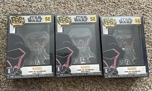Set of 3 STAR WARS KARRE Exclusive Funko Enamel POP Pin 2022 NEW - Picture 1 of 10