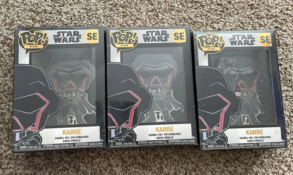 STAR WARS KARRE Funko Enamel POP Pin 2022 RARE