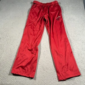 Zipway Miami Heat Pants Tear Away Joggers Men's Medium Basketball Red Warm Up - Picture 1 of 13