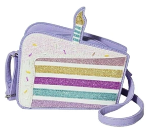 Cartera bandolera brillante para pastel de cumpleaños para niñas Cat & Jack - Imagen 1 de 3