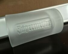 Jagermeister Frosted Shot Glass 4cl 3 1/4" tall Germany Stag Head Logo Bottom FS
