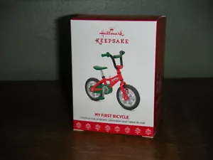 2017 Hallmark Ornament ~ MY FIRST BICYCLE ~ - Picture 1 of 2