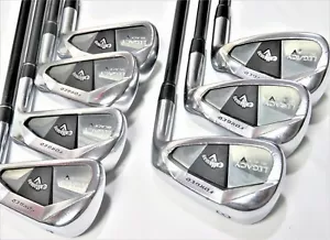 Callaway Legacy Black Henrik Stenson 7PC Tour-AD S-FLEX Irons Set GOLF CLUBS NWO - Picture 1 of 5