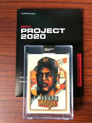 Topps Project 2020 - 1952 Willie Mays Matt Taylor w/ box #365 PR 1600 Project70 - Image 1 of 3