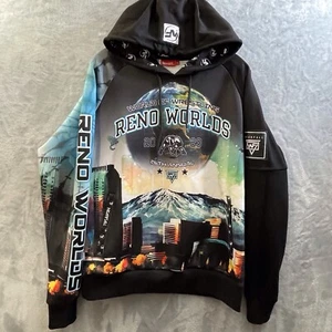 Wrestling Sweater Sweatshirt Hoodie Unisex Size M 46x26 AOP Reno Worlds 2023 - Picture 1 of 19