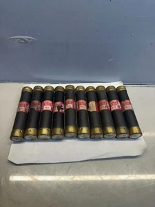 BUSSMANN FUSETRON FRS-35 FUSES 35A/600V CLASS K5 (LOT OF 10) SHELF WEAR - Picture 1 of 5