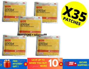 5Pack ( 35 Patches ) LOCOA 40mg Transdermal Joint Pain Relief - Picture 1 of 8