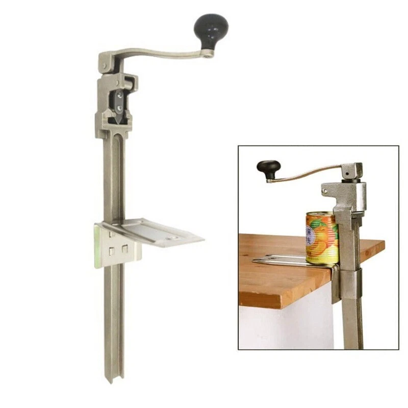 Heavy Duty Commercial Steel Restaurant Food Big Can Opener Manual Table Mounted - Image 1 of 4