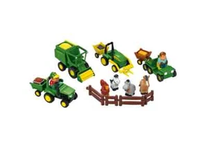 Echter Spaß auf dem Bauernhof Spielset John Deere Spielset Geschenkidee - Bild 1 von 1