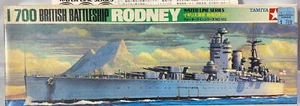 Tamiya 1/700 Water Line Series ~  British Battleship ~ RODNEY ~ Sealed Parts - Picture 1 of 9