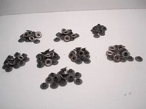 BULK 122 NASCAR DEL WEST TITANIUM VALVE SPRING RETAINERS TOP LOCK ASSORTED MOLY - Picture 1 of 11