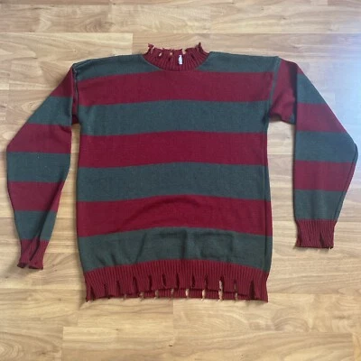 Suéter Pesadilla en Elm Street Talla Mediana Freddy Krueger Halloween Foto 1 de 4