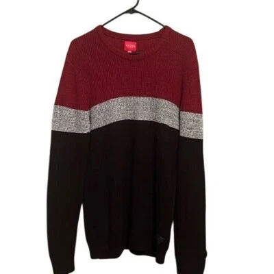 Men's Guess Colorblock Sweater - Size Large - Image 1 of 4