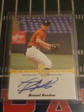 2013 PERFECT GAME NATIONAL SHOWCASE DANIEL GOODEN GOLD AUTO #A-DG2 METS 18/50 