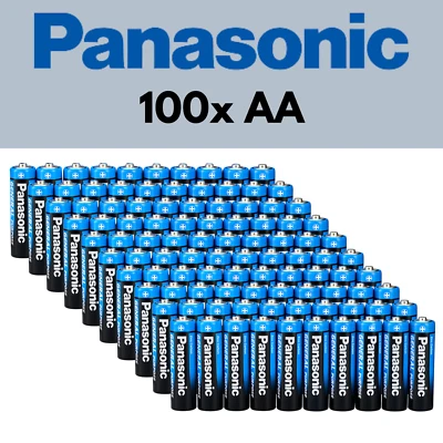 Panasonic Batterien, 100x AA Markenqualität, General Purpose, Zink Kohle, 1,5V - Bild 1 von 4