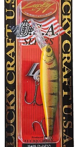 Lucky Craft Pointer 78DD, Northern Yellow Perch, 3/8 oz. Made in Japan, PT78DD - Picture 1 of 4