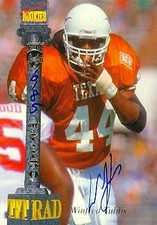 Winfred Tubbs autographed Football Card (Texas) 1994 Signature Rookies
